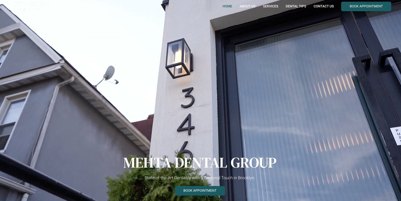 Mehta Dental website